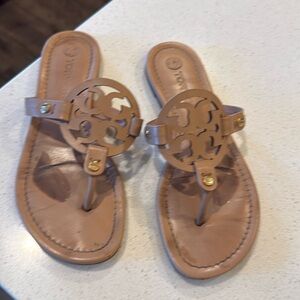 Tory Burch Miller sandals in nude